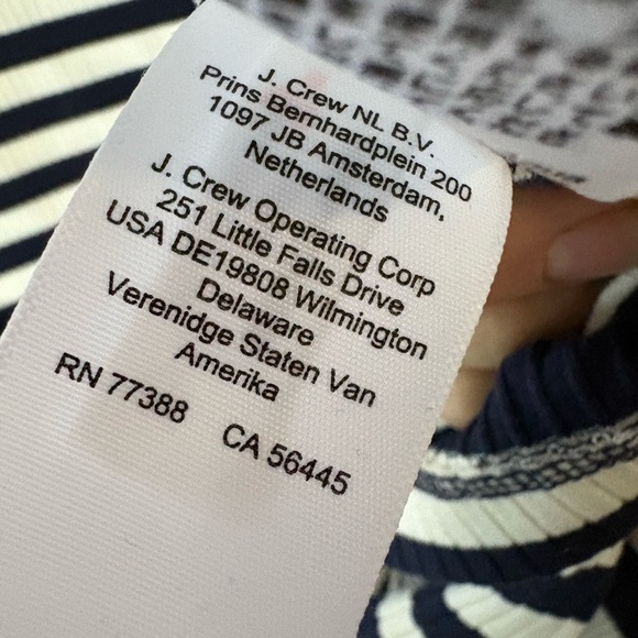 J. Crew Navy and White Striped Maxi Dress - Picture 10 of 10